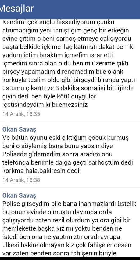 Eski çıktığım bana tuzak kurdu arkadaşı bana tecavüz etti çok utanıyorum nasıl insanlar bunlar?