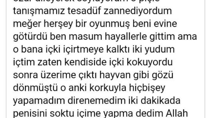 Eski çıktığım bana tuzak kurdu arkadaşı bana tecavüz etti çok utanıyorum nasıl insanlar bunlar?