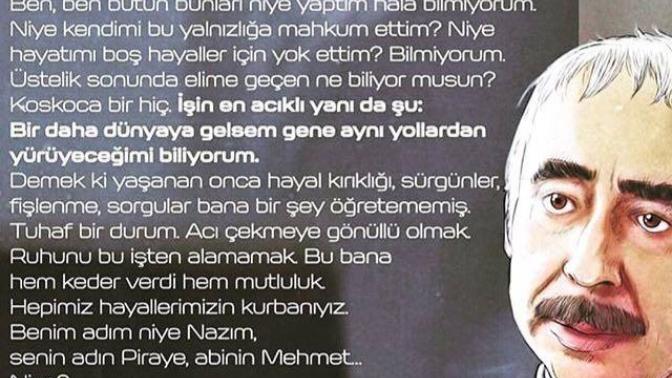 Benim adım niye Nazım senin adın Piraye?