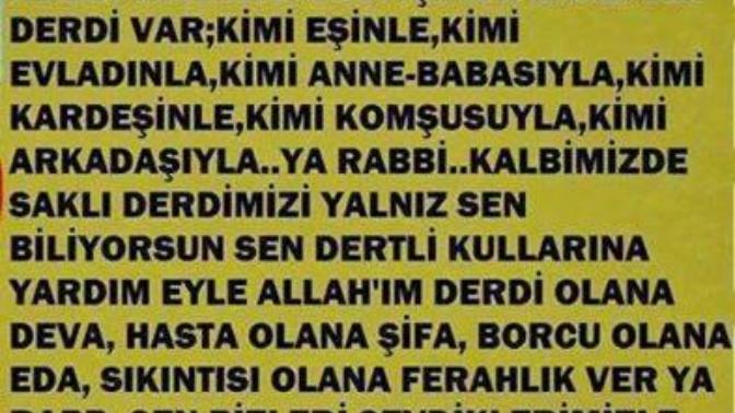 Günaydın güzel yürekli arkadaşlar sevdiklerinize dua eder misiniz?
