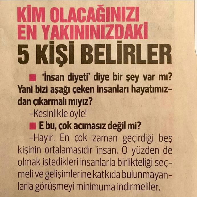"İnsan diyeti" diye bir şey varmış, hiç yaptınız mı?