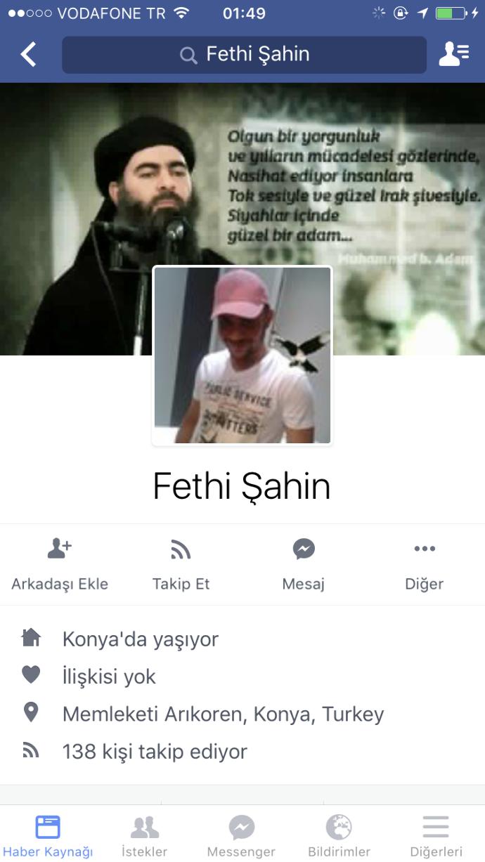 Yanarak öldüğü iddia edilen fethi şahin kimdir ?