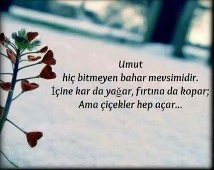 Hiç Birinin Umudu oldunuz Mu ?  ya da  Biri Size Umut Oldu Mu ?