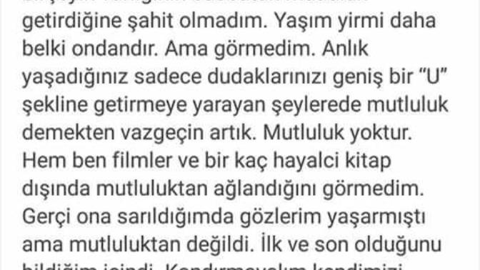 Mutluluk var mıdır? Sizce mutluluk nedir?