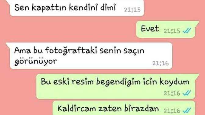 Eski sevgilim bana bunu dedi?