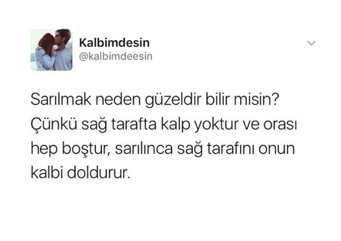 Sarılmak neden güzeldir bilir misiniz ?