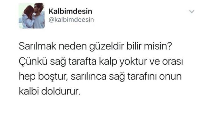 Sarılmak neden güzeldir bilir misiniz?