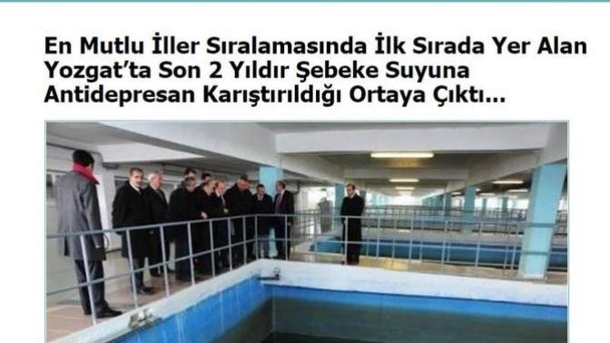 Şebeke suyuna Antidepresan karışırsa sizce ne olur :o?