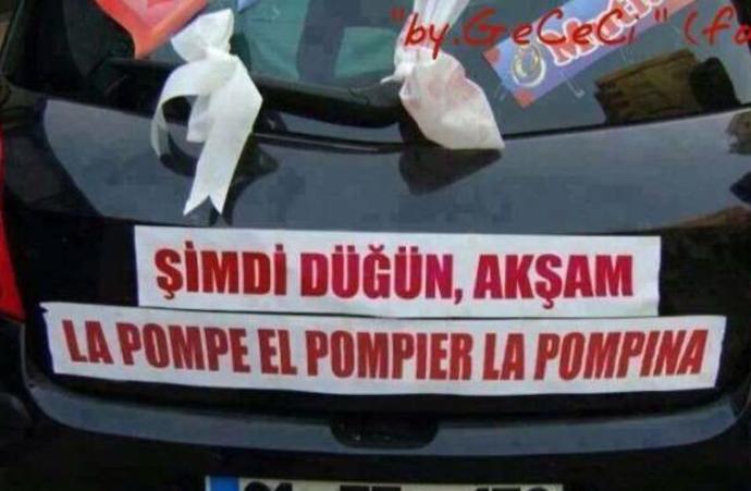 Gelin arabası sözleri nasıl?