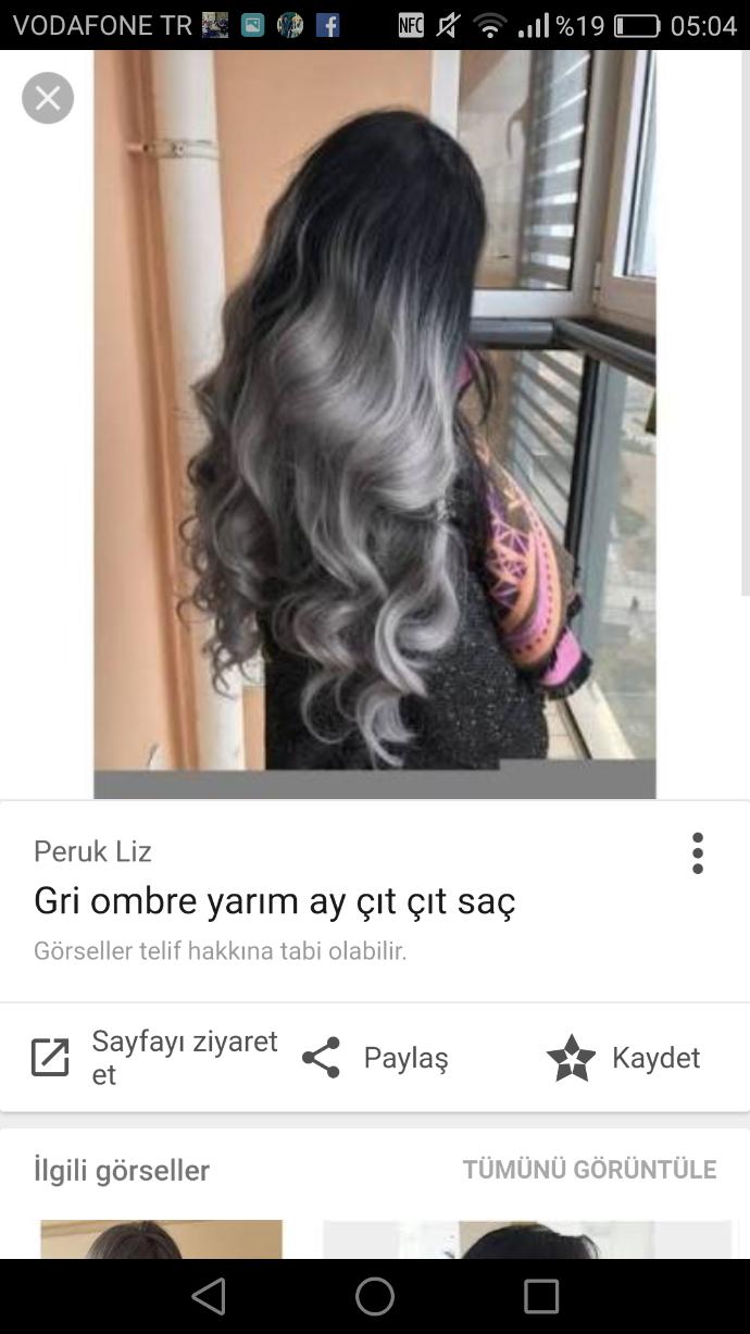 Arkadaşlar gri ombre nasıl?