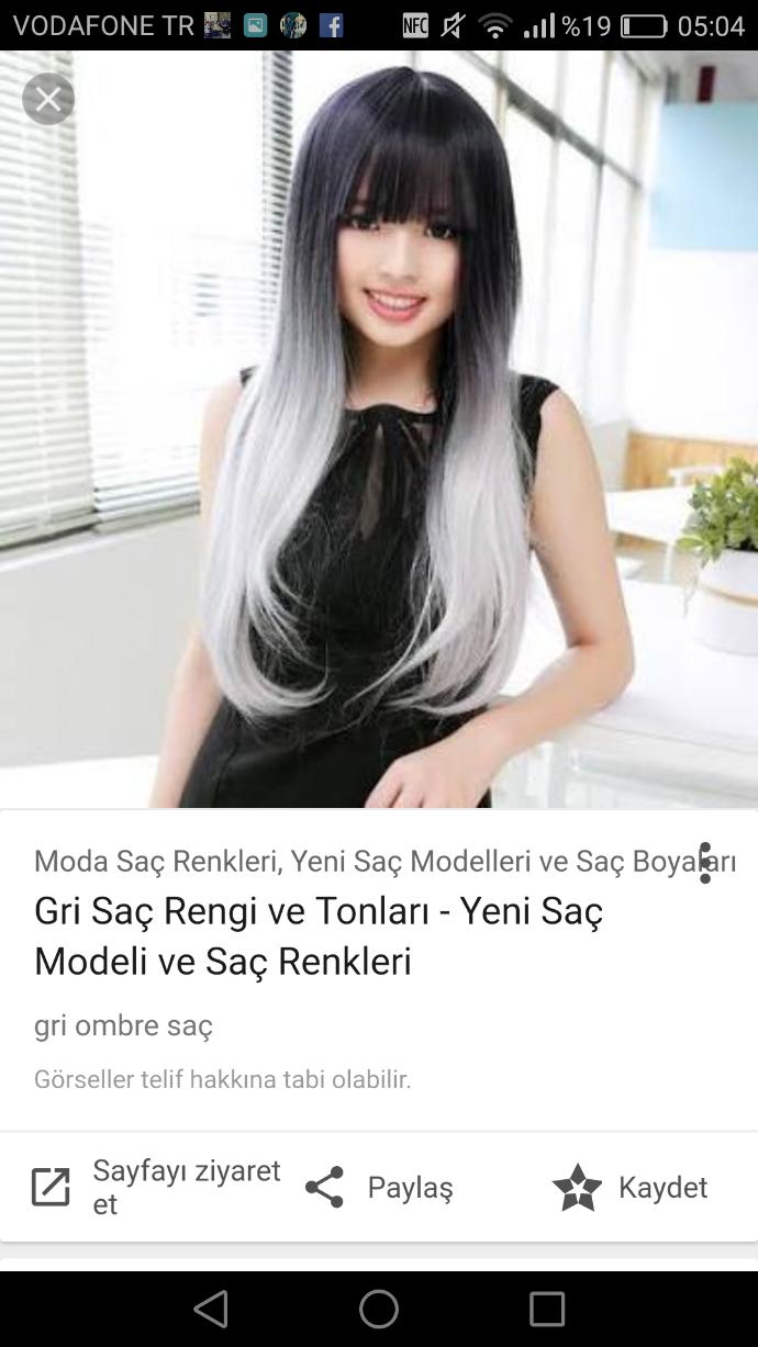 Arkadaşlar gri ombre nasıl?