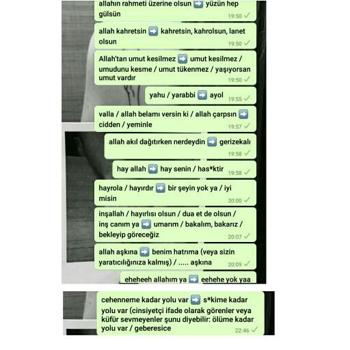 Ateistler veya din iceren kelimeler kullanmak istemeyenler icin alternatif kelime??