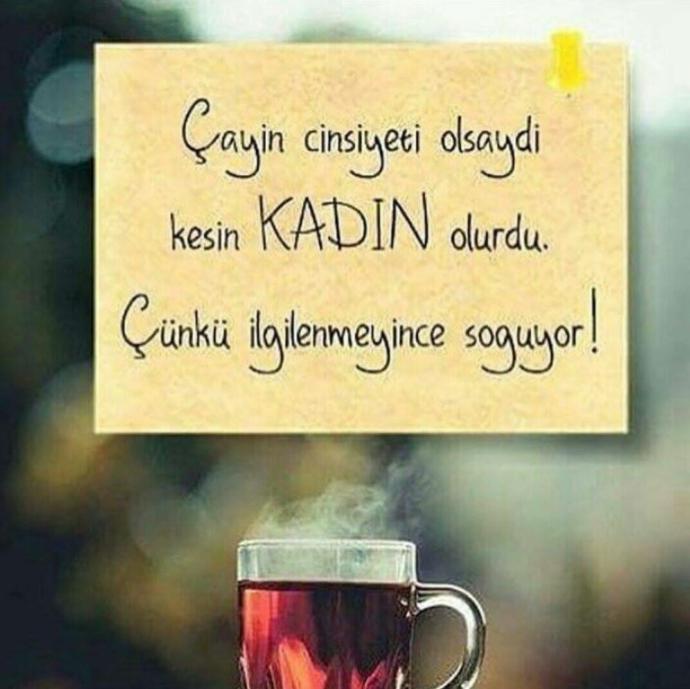 Çayın cinsiyeti olsaydı ne olur du?