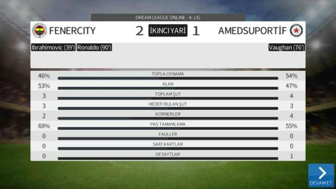 Dream League Soccer oynayan var mı??