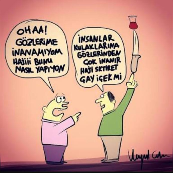 Gördüklerinize mi inanrsınz? Duyduklarınıza mı?