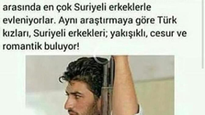Bu gercek olamaz dimi Turk kizlari en cok suriyeli erkeklerle evleniyormus?