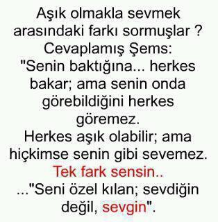 Aşk ile sevgi arasında fark var mı???