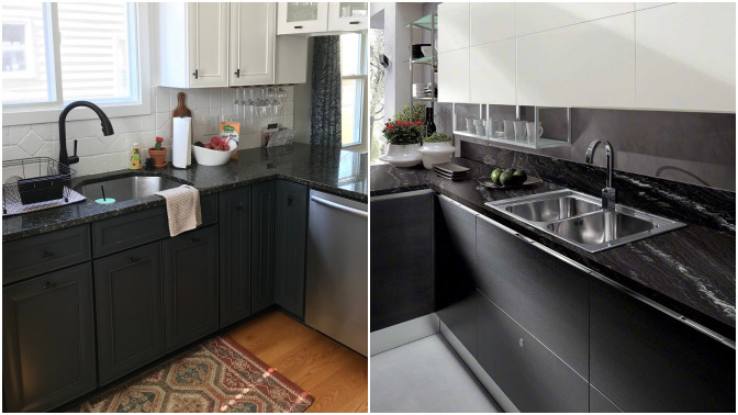 Siyah mutfak tezgahı kullanışlı mı?
