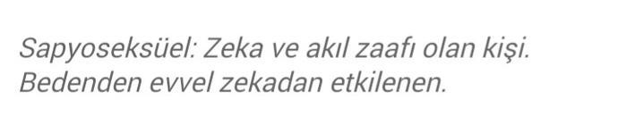 Sapyoseksüel misiniz ?