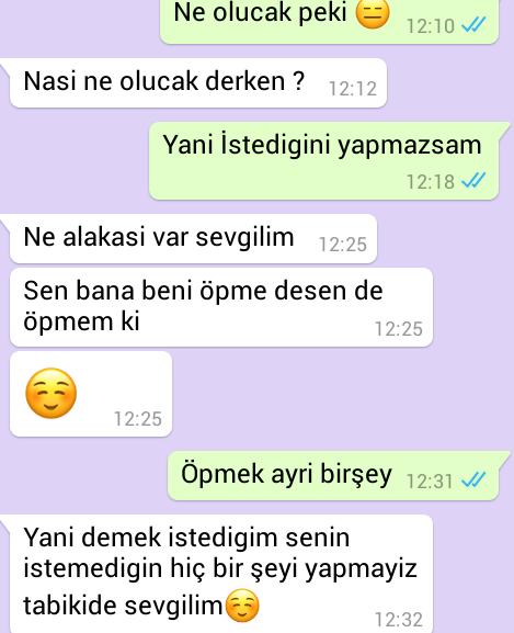 Bu konuşma normal mi bir fikir verin lütfen 😞😞😞?