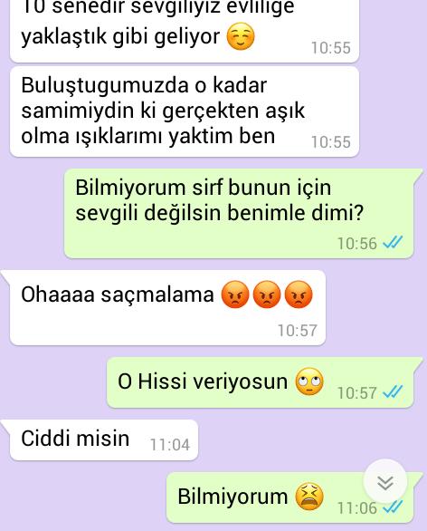 Bu konuşma normal mi bir fikir verin lütfen 😞😞😞?