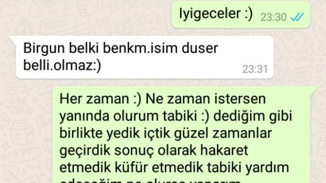 Belki birgün benim de işim düşer demek ne demek sizce?