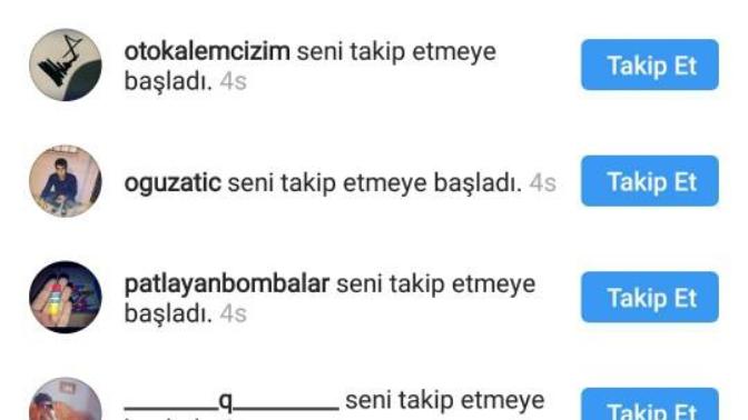 İnstagram gizlilik?