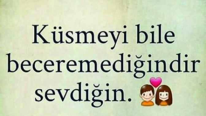 Küs kalmayı beceremeyecek kadar cok sevdiğiniz biri var mı 😇😇💕💕 ?
