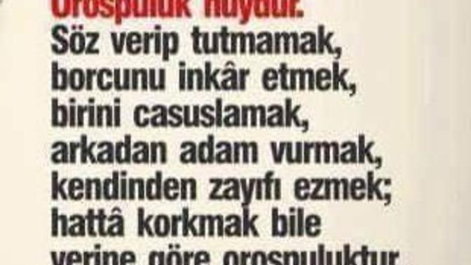 O*rospuluk nedir?
