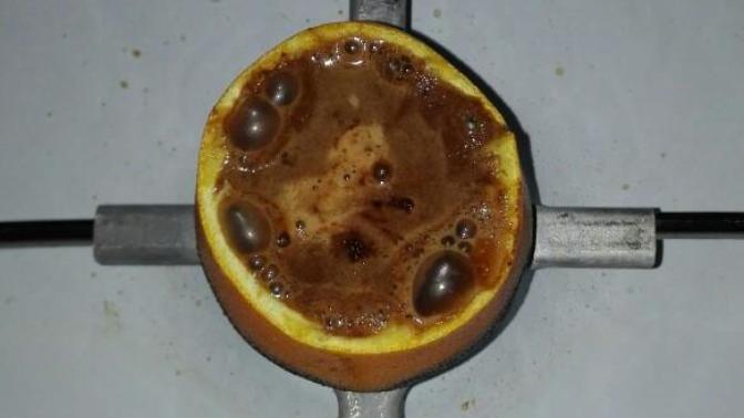 Kahve portakal kabuğunda deneyen varmı?