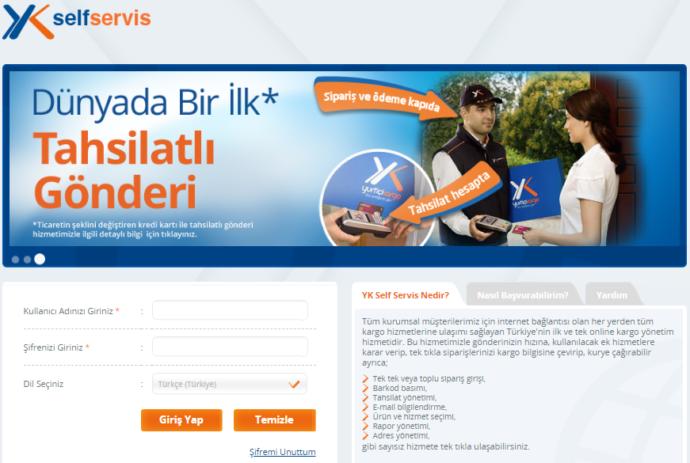 self servis yurtiçi
