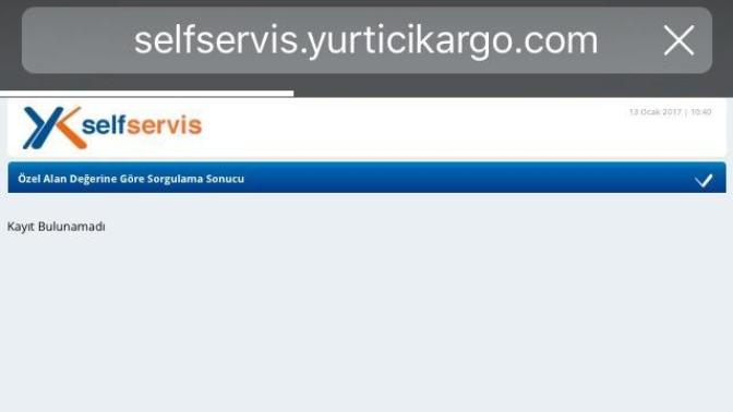Yurtiçi self servis ile kargo takibi nasıl yapılır?