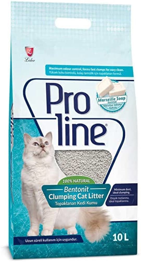 Proline Marsilya Sabunu Kokulu İnce Topaklaşan Bentonit Kedi Kumu