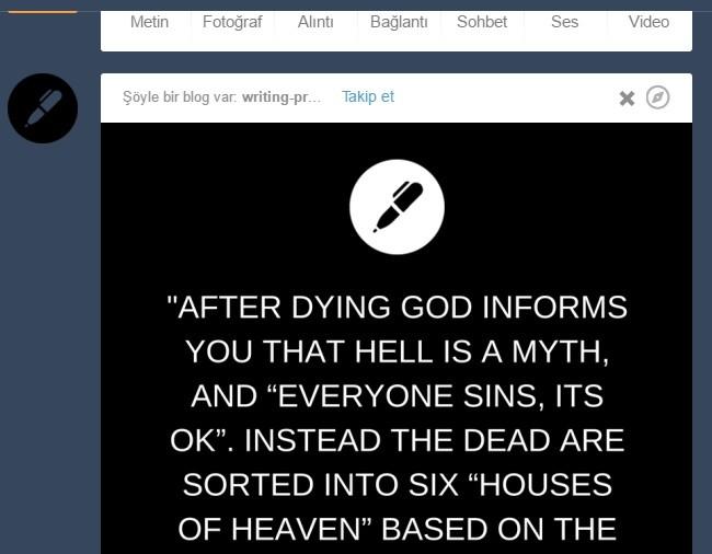 Tumblr kullananlar  bir  bakabilir misiniz?