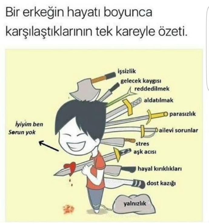 Hayat erkekler icin mi zor kizlar icin mi ?