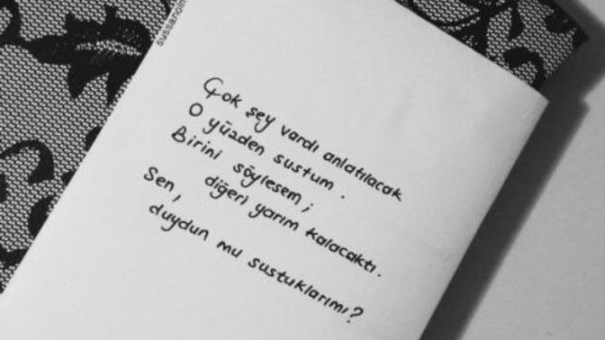 Hayatınızda, sustuklarınızı duyan insanlar var mı?