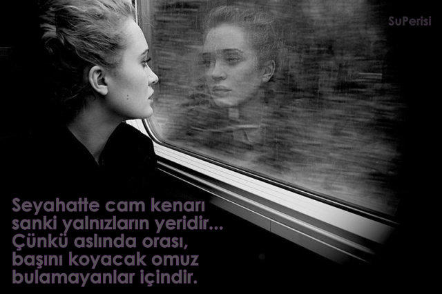 Cam kenarında yolculuk etmek çok güzel değil midir ?