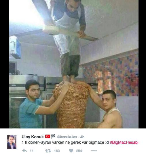 Tavuk döner sever misiniz?
