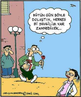 Sevgililer gününü sevgilisiz geçirecekler burada mı ??