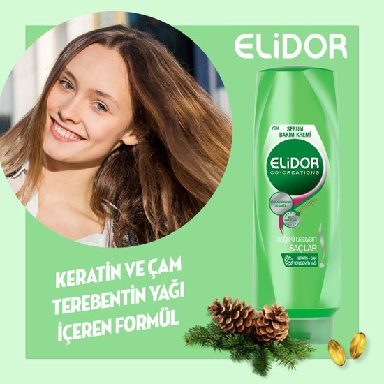 Elidor Sağlıklı Uzayan Saçlar Serisi