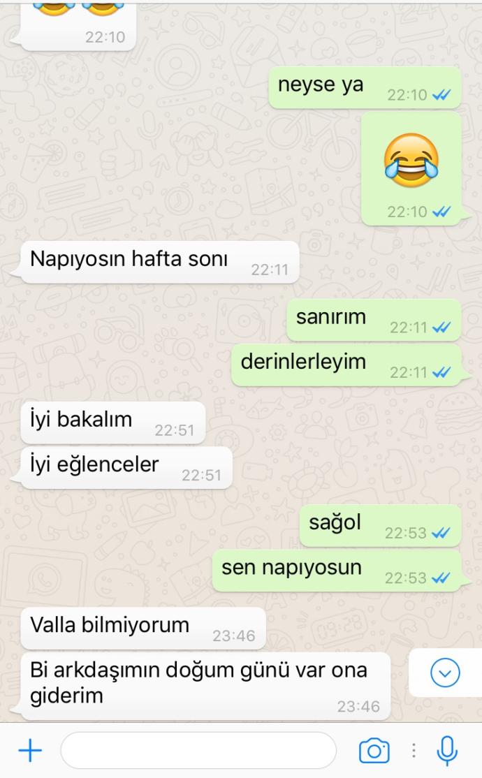 Konuştuğum çocuk var bir konuda yardım eder misiniz?