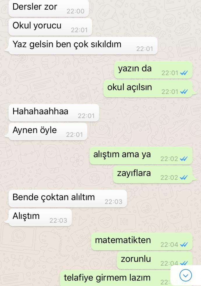 Konuştuğum çocuk var bir konuda yardım eder misiniz?