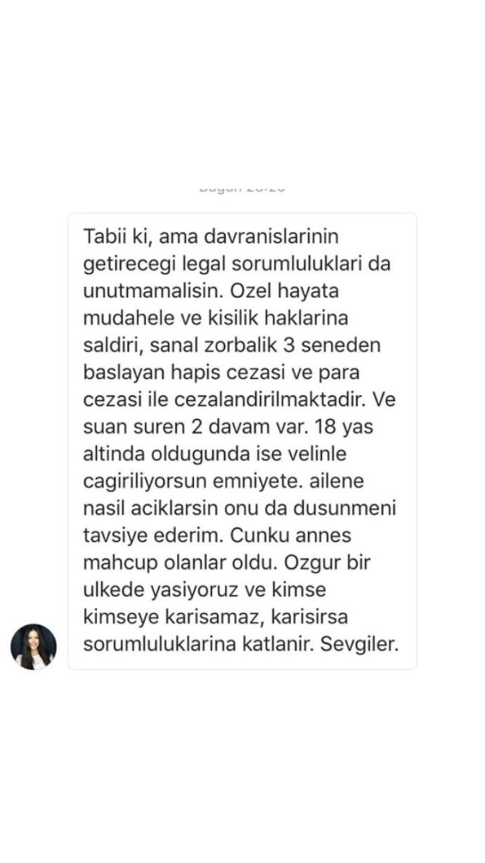İnstagram yorumum yüzünden dava edilecek olmam ?