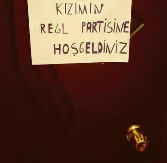 Sünnet merasimi olur da regl partisi olmaz mı?