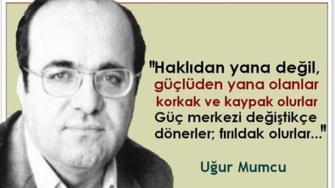 Uğur Mumcu'nun bu sözü hakkında ne düşünüyorsunuz?