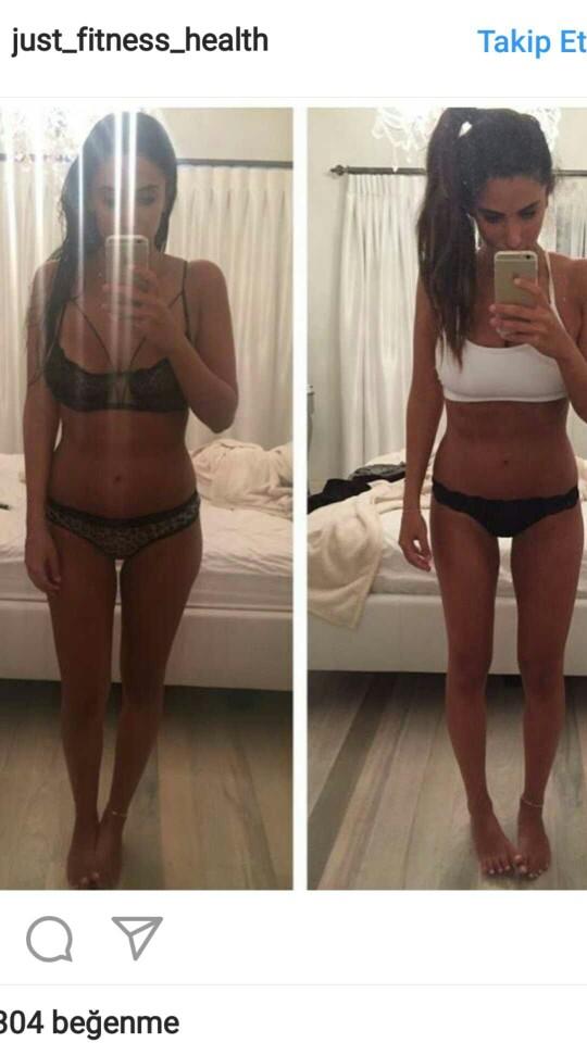 pilatesle vucut degisimi fotolu?