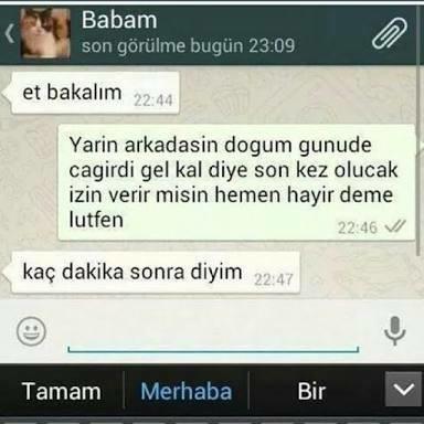 Hala dışarı çıkarken ana babadan izin alır mısınız? Yoksa canım ne zaman isterse çıkarım mı diyonuz?