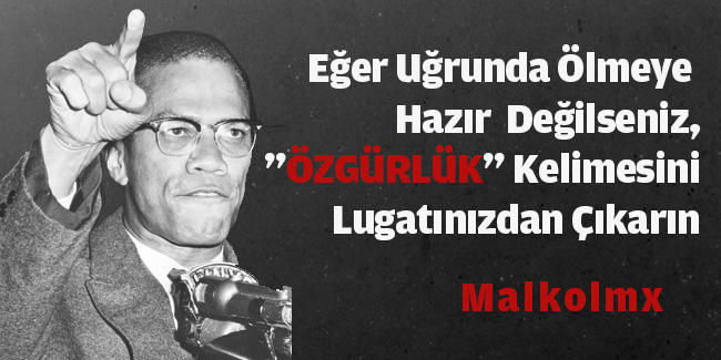 Malcolm X ( El-Hacc Malik El-Şahbaz) abimiz hakkında ne düşünüyorsunuz?