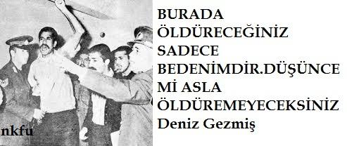 Deniz Gezmiş abimiz hakkında ne düşünüyorsunuz?