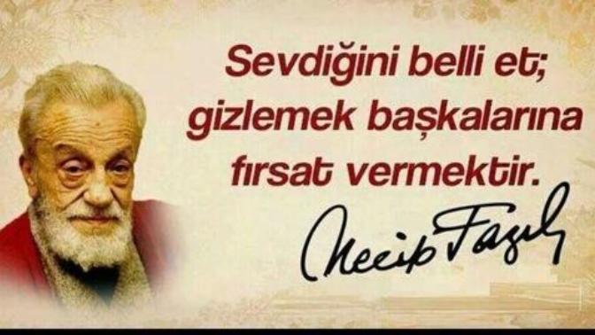 Sevdiğini belli et ; gizlemek başkalarına fırsat vermektir. Düşünceleriniz nelerdir?